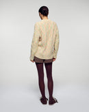 Pull Col Rond À Torsades - Multico - Femme