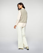 Jersey sin mangas - Topo jaspeado - Mujer