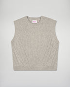 Jersey sin mangas - Topo jaspeado - Mujer