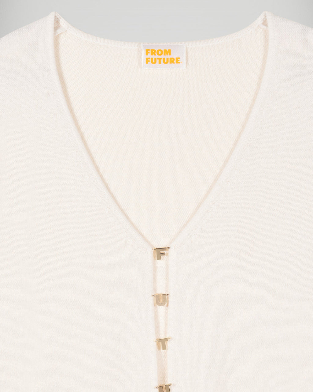 Top Manches Longues Bijoux Future - Ecru - Femme
