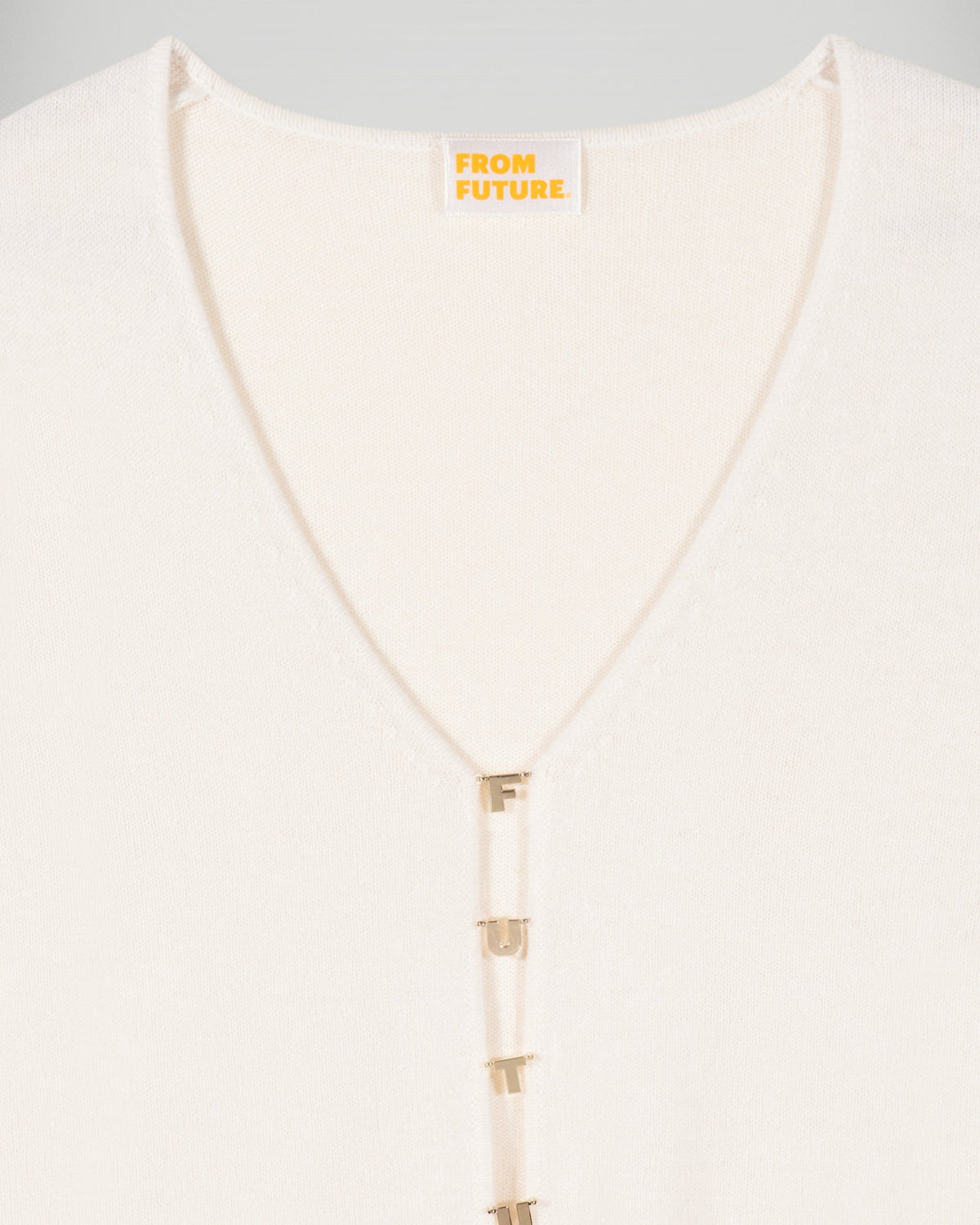 Top Manches Longues Bijoux Future - Ecru - Femme