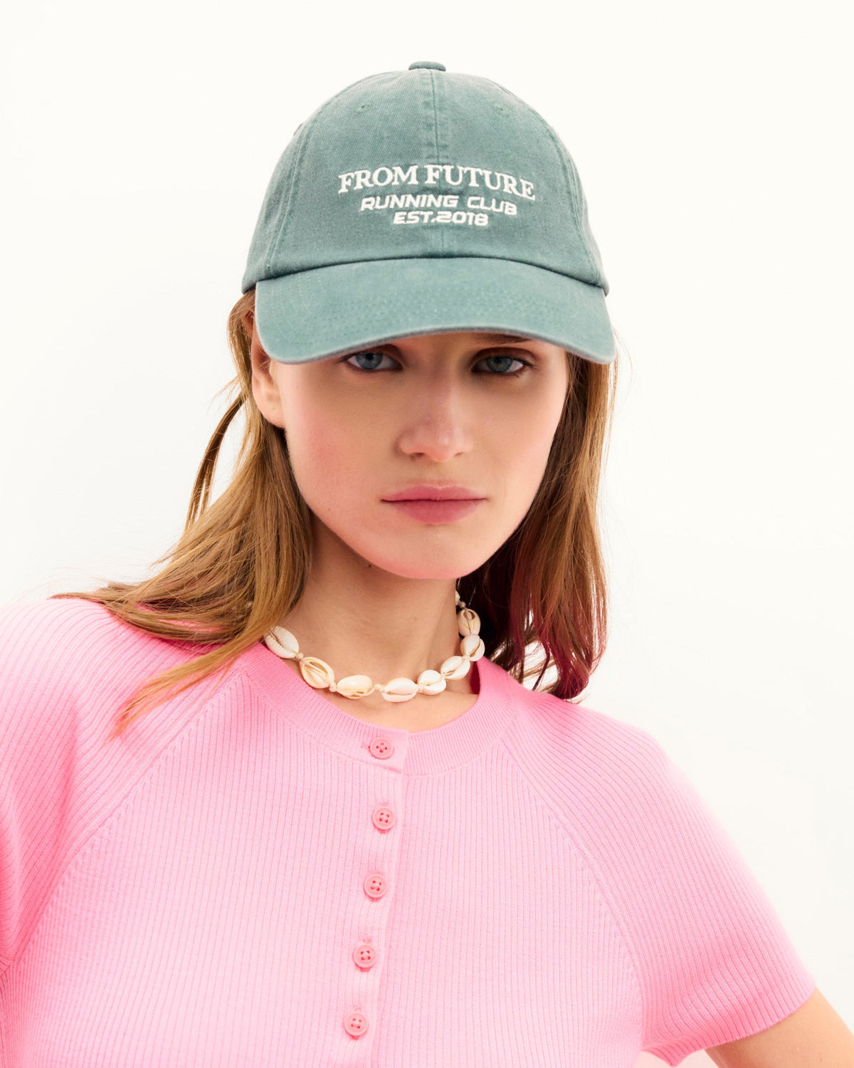 Casquette A Visière Courbee From Future Est 2018 - Washed Green - Mixte
