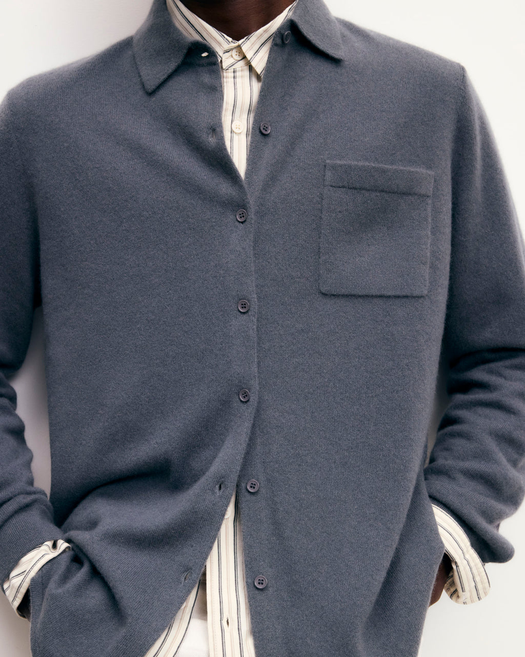 Chemise Manches Longues - Storm Grey - Homme