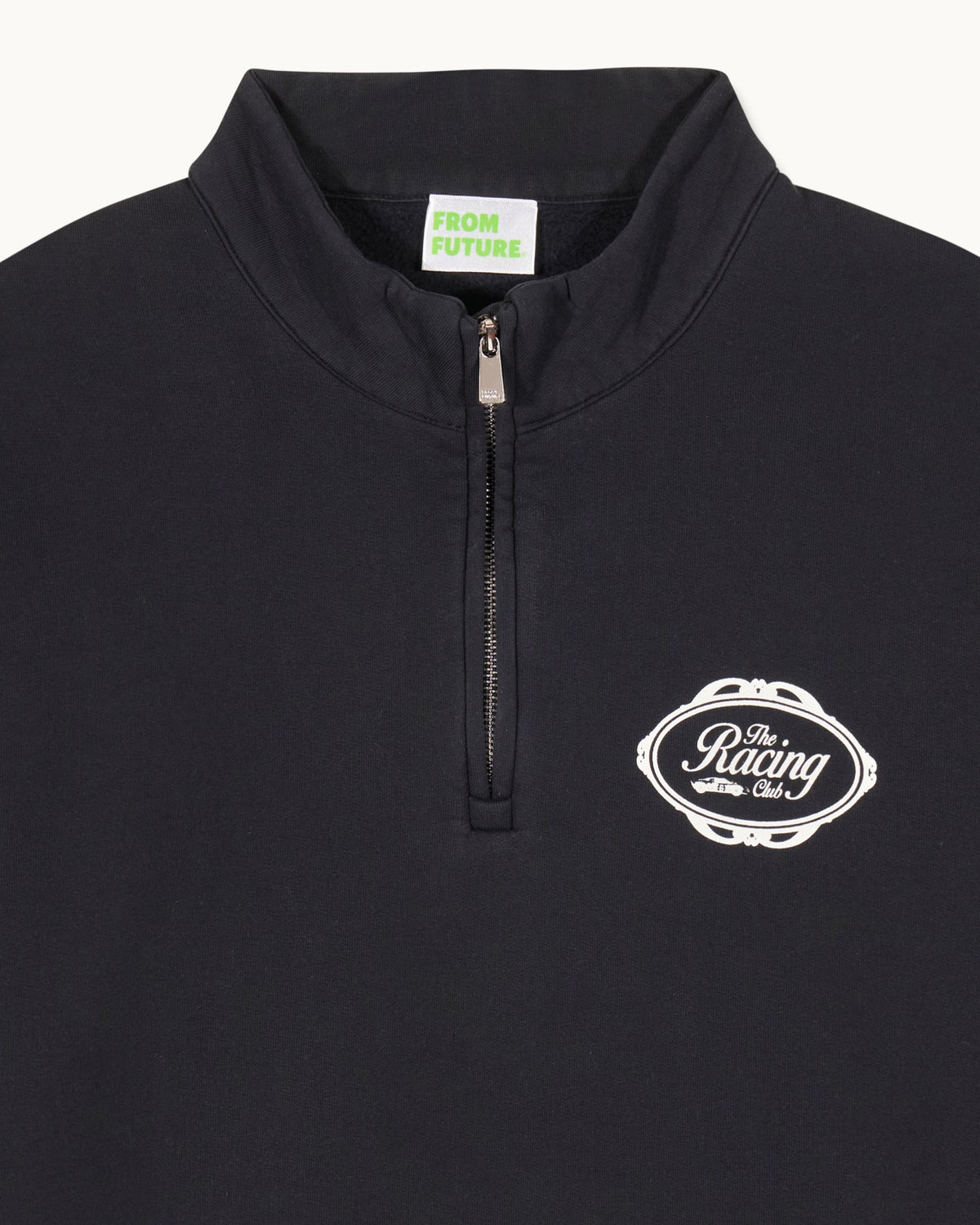 Men's Funnel Neck Sweatshirt - Washed Black