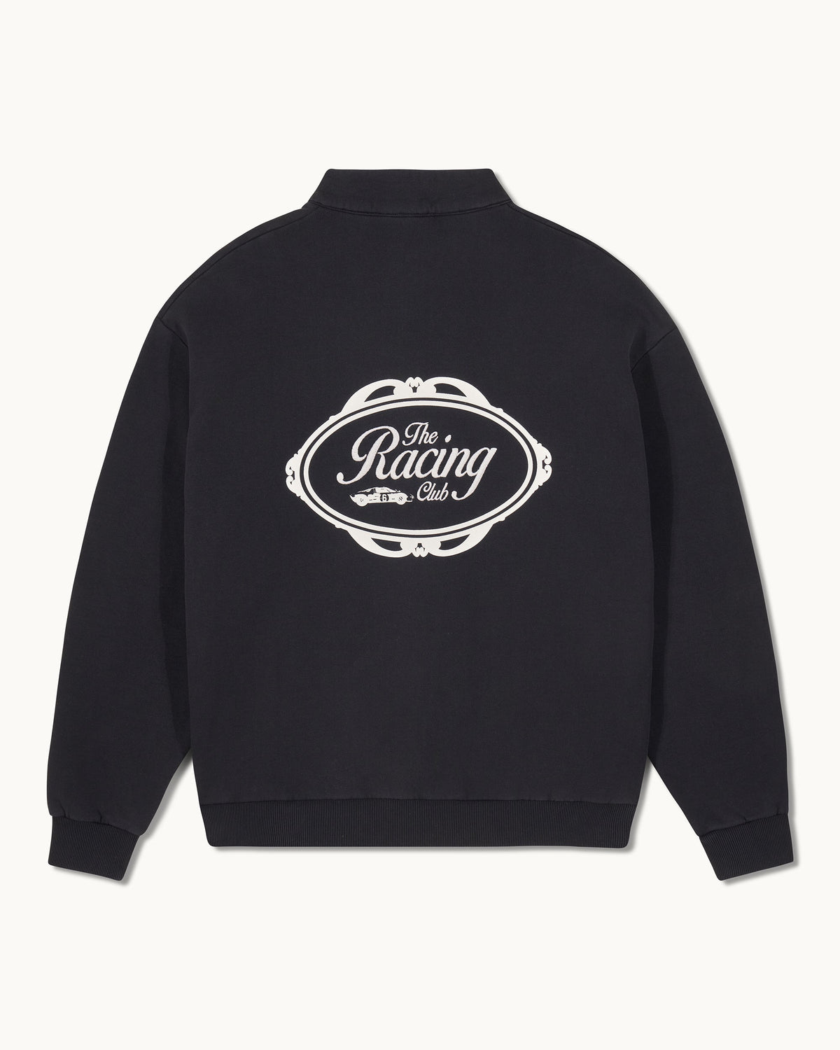 Men's Funnel Neck Sweatshirt - Washed Black