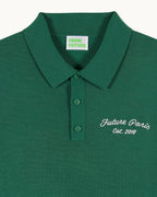 Pull Col Polo Future Paris - Ocean Green - Homme