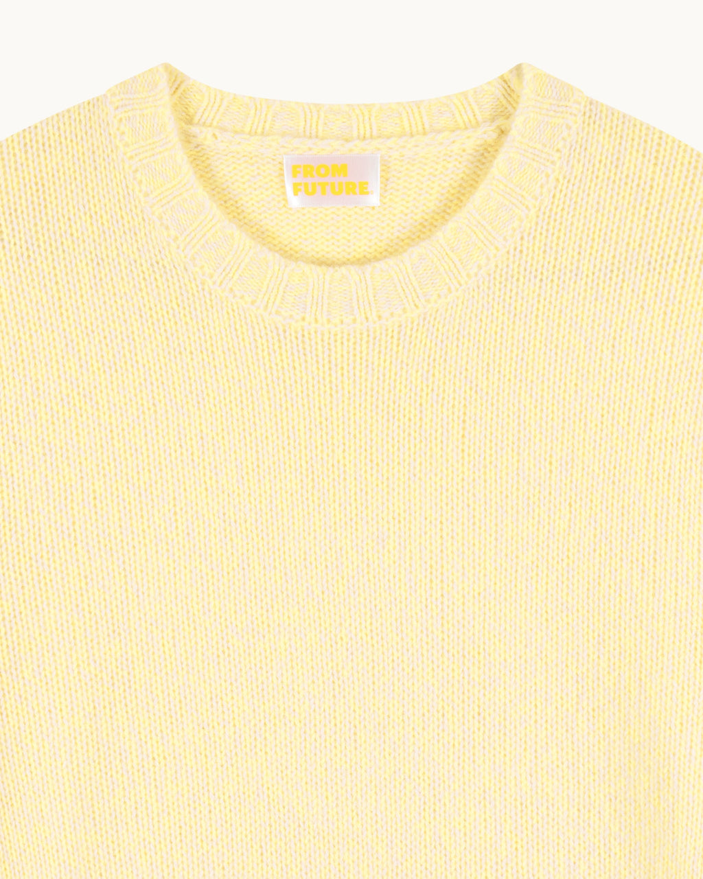 Pull Col Rond Oversize - Sunset Ylw Mln - Homme
