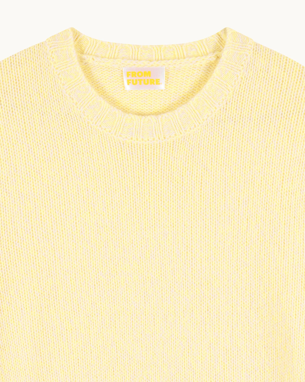 Pull Col Rond Oversize - Sunset Ylw Mln - Homme