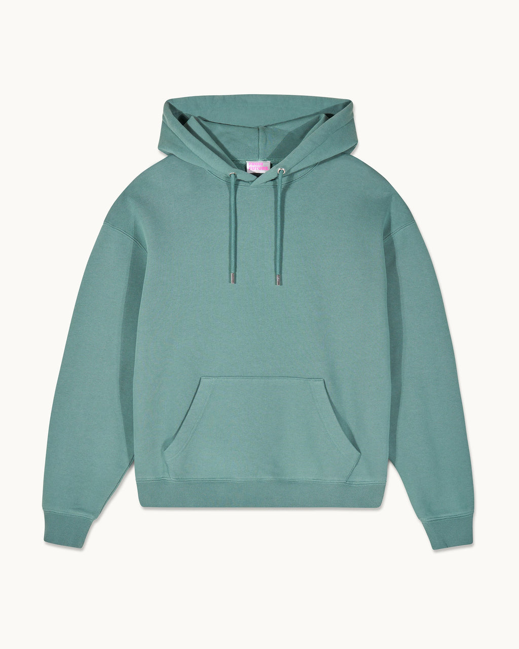 Sweatshirt Hoodie - Washed Green - Homme