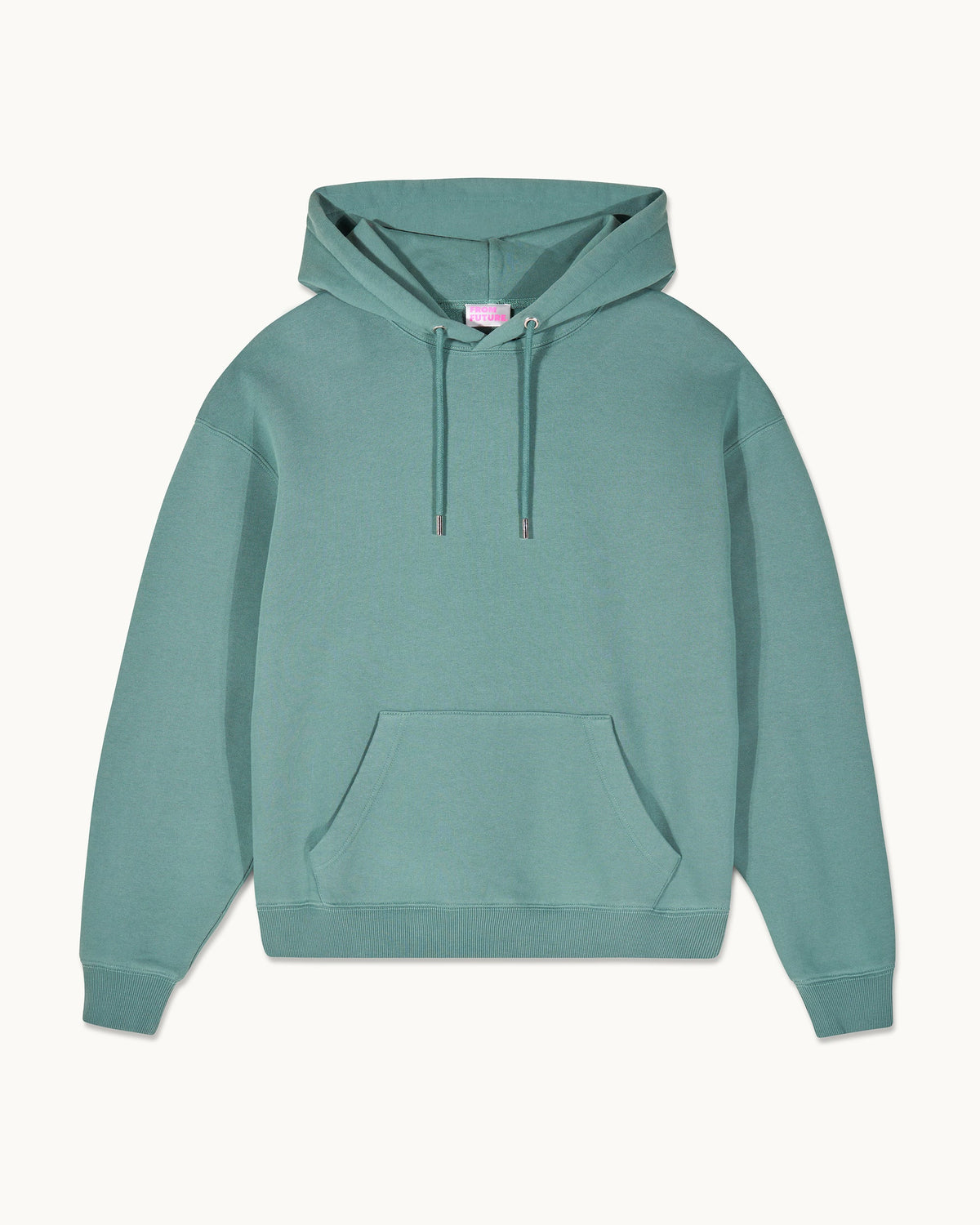 Sweatshirt Hoodie - Washed Green - Homme