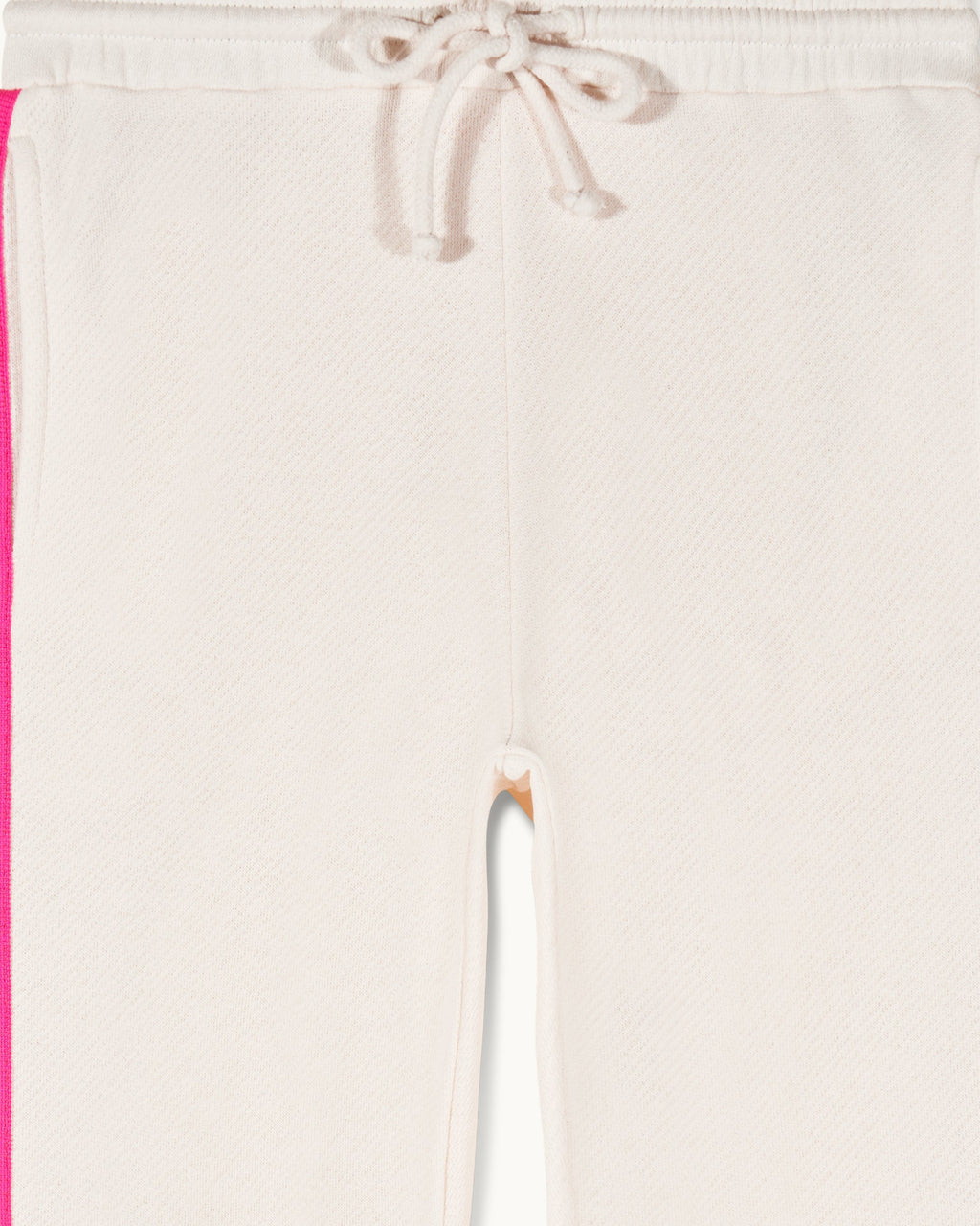 Jogging Droit Bandes Multicolores - Sable - Femme