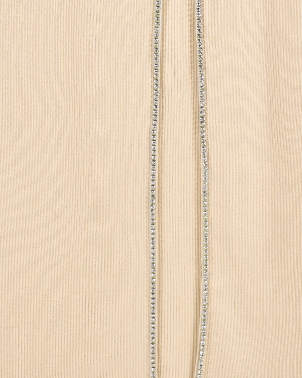Gonna Lunga Strass - Light Beige - Donna