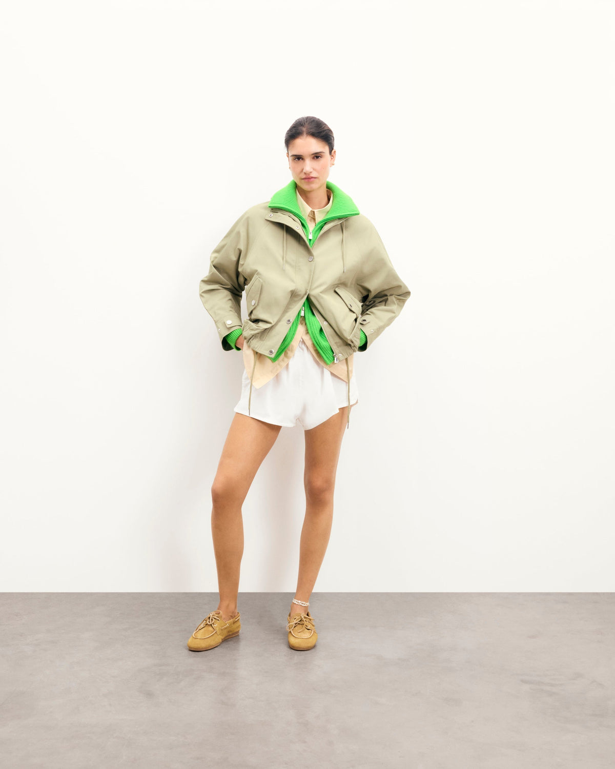 Ropa de Abrigo Chaqueta - Caqui - Mujer