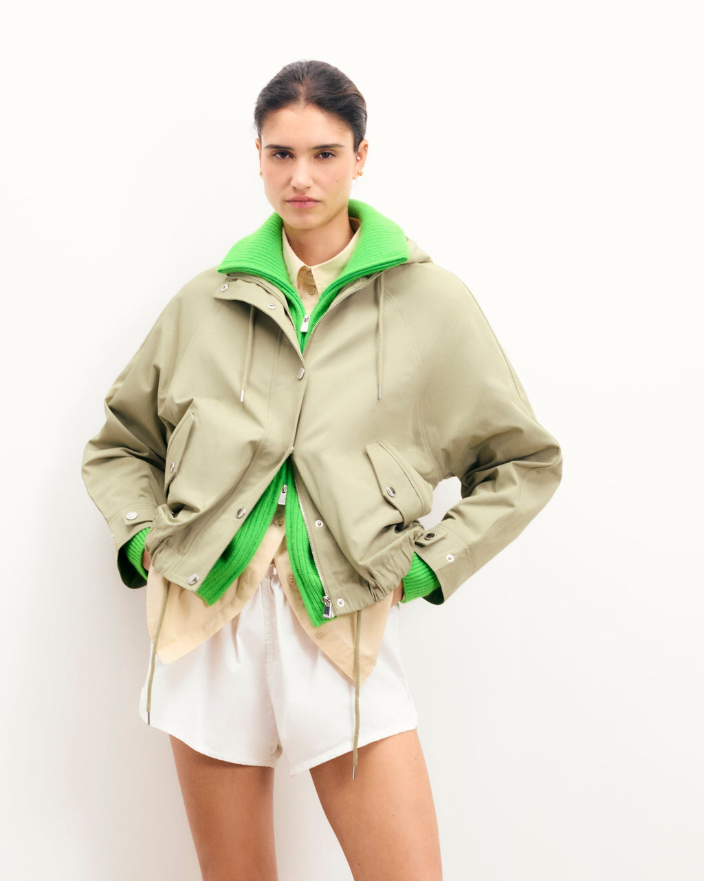 Ropa de Abrigo Chaqueta - Caqui - Mujer