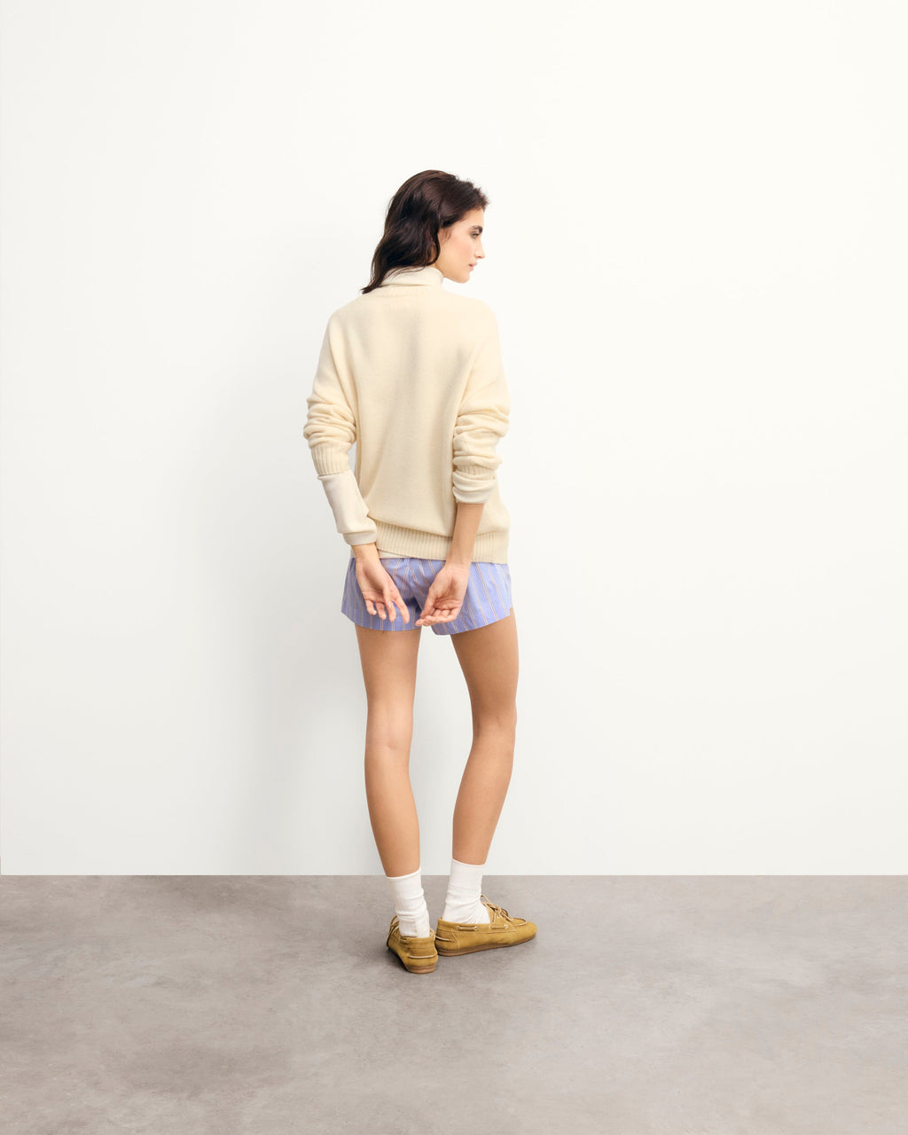 Pull Col Rond Cœur Broderie Future - Ecru - Femme