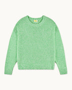 Jersey de Cuello Redondo Oversize - Spicy Green Mln - Mujer