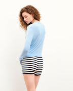 Pull Col Rond Future - Baby Blue - Femme