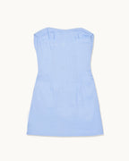 Nola Short Strapless Dress - Baby Blue - Women