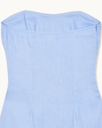Nola Short Strapless Dress - Baby Blue - Women