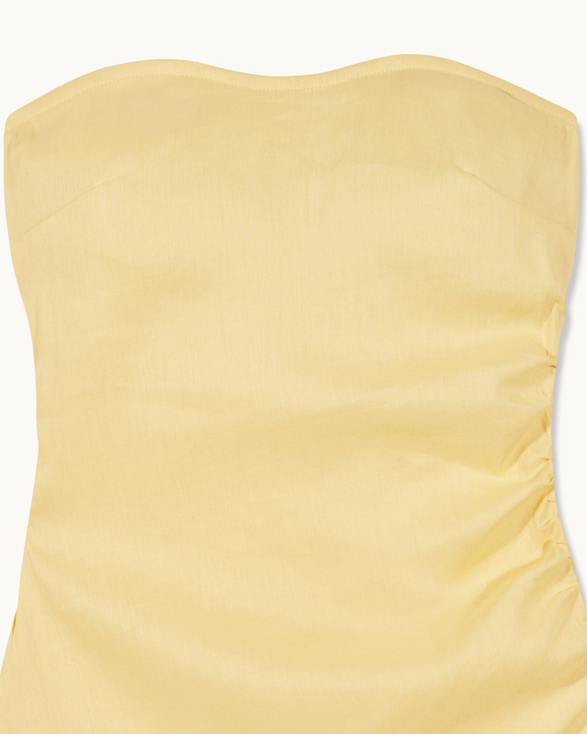 Robe Courte Bustier Nola - Sky Yellow - Femme