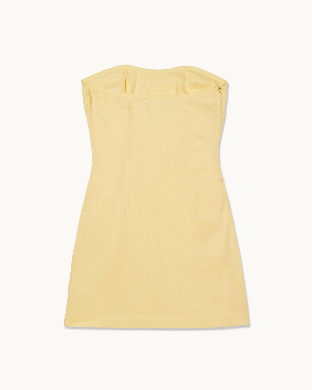 Robe Courte Bustier Nola - Sky Yellow - Femme