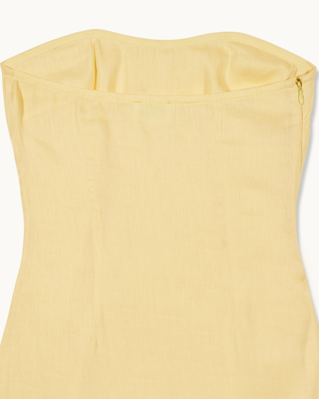 Robe Courte Bustier Nola - Sky Yellow - Femme