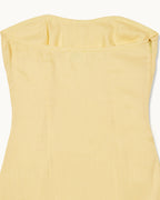 Robe Courte Bustier Nola - Sky Yellow - Femme