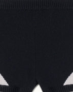 Short Two-Tone Shorts - Black - Women's