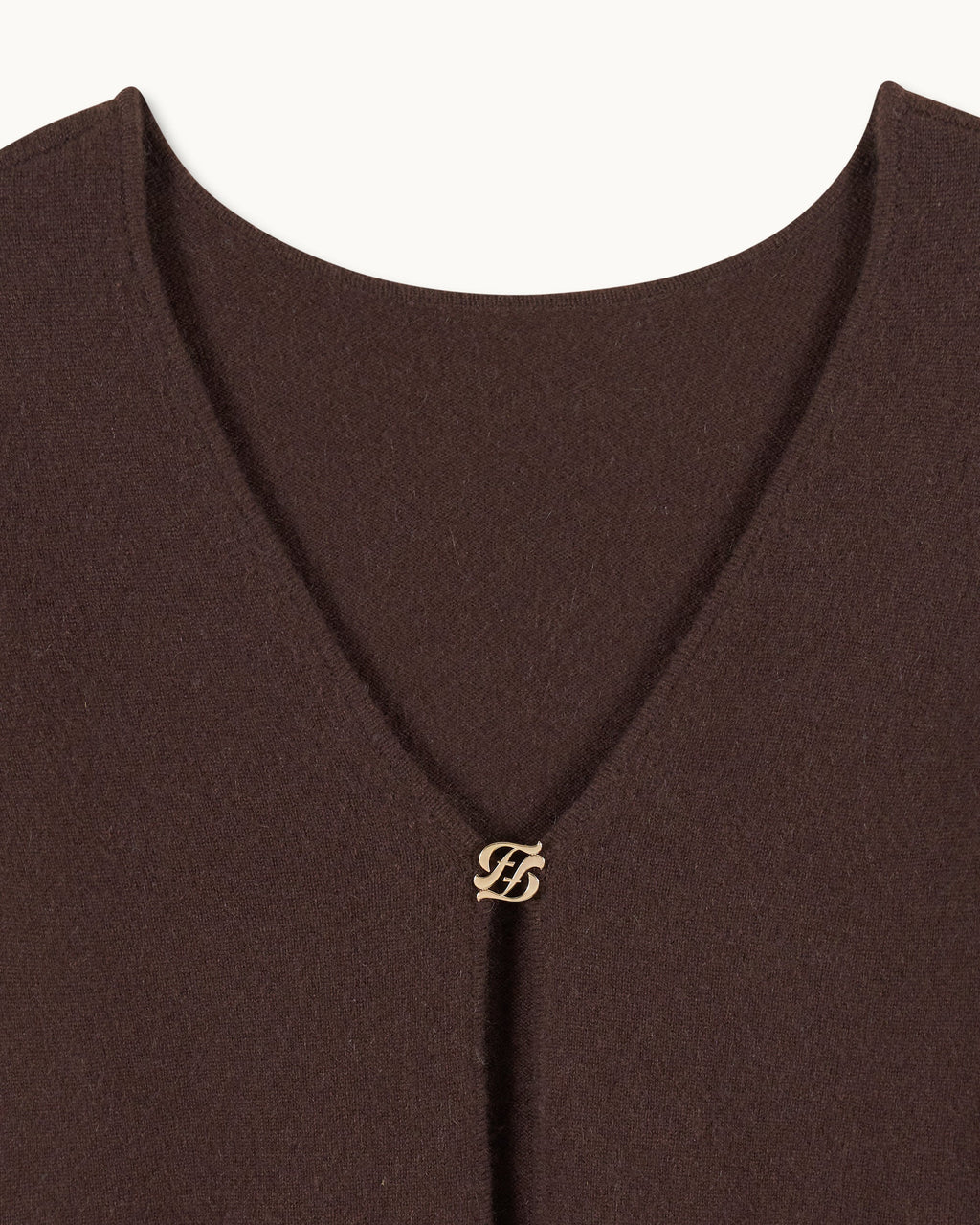 Top Manches Longues Dos Nu - Chocolat - Femme