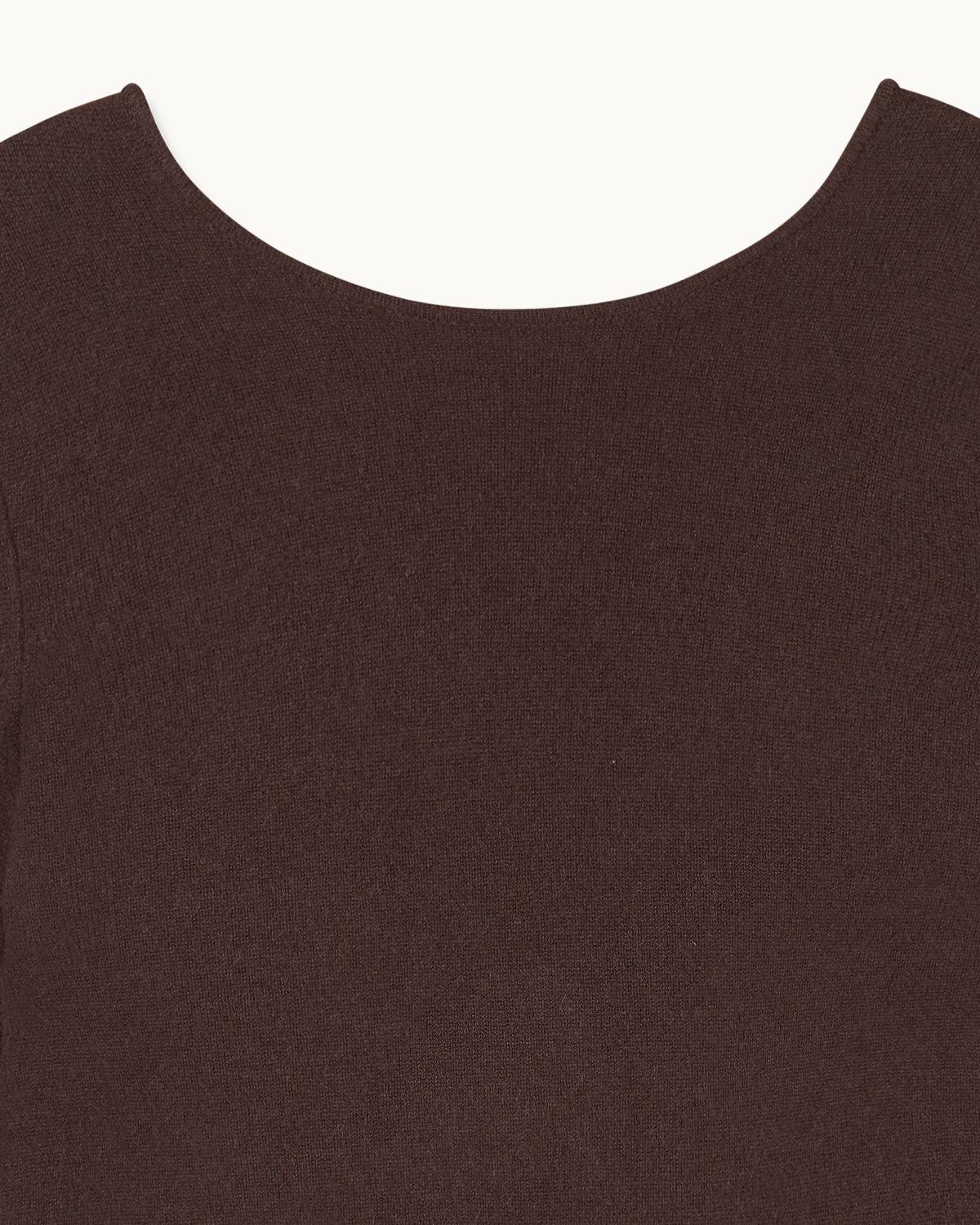Top Manches Longues Dos Nu - Chocolat - Femme