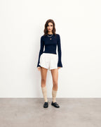 Top Manches Longues - Navy - Femme