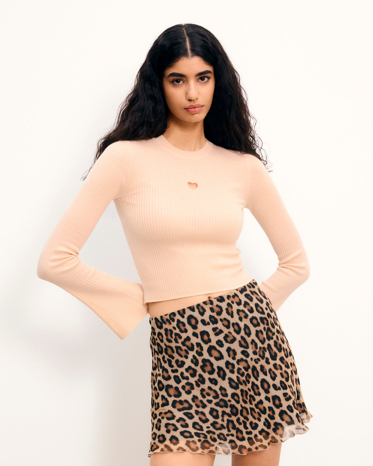Top Manches Longues - Light Beige - Femme