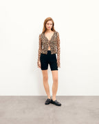 Top Manches Longues Cameron - Leopard - Femme
