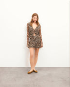 Top Manches Longues Cameron - Leopard - Femme