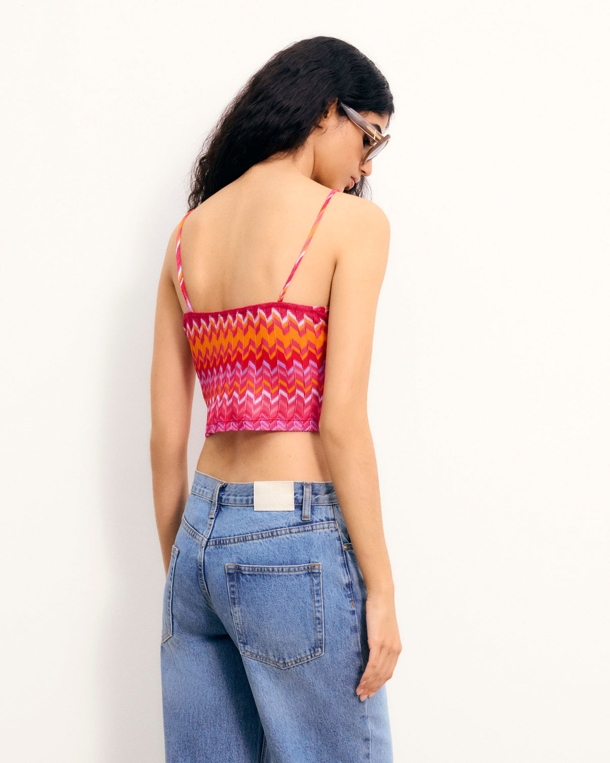 Top Bretelles - Multi Rose/Orng - Femme