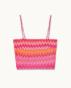 Top Bretelles - Multi Rose/Orng - Femme
