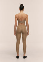 Soft Touch High Waist Tights - Light Khaki
