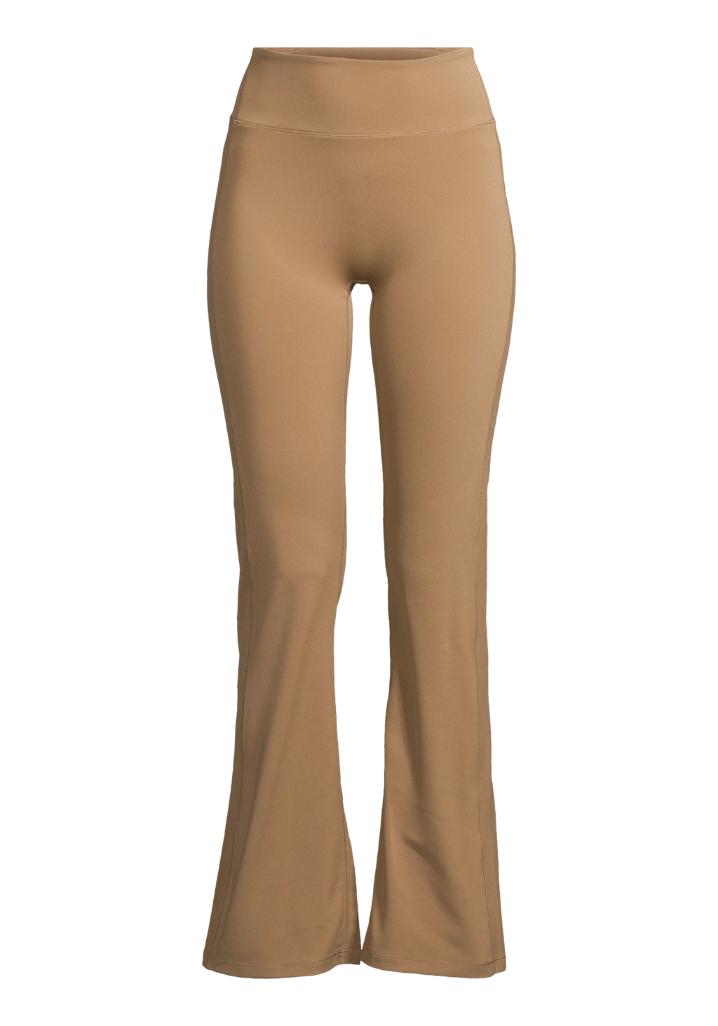Soft Touch Flared Pants - Light Khaki