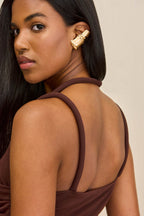 Pendientes Bambina - Brushed Brass
