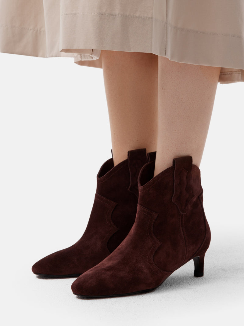 Texas Wind ankle boots - Burgundy