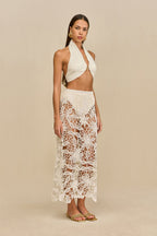 Falda Amina - White