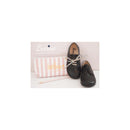 Children's Lace-up Derby Shoes Gaël - Navy Blue Leather - Unisex