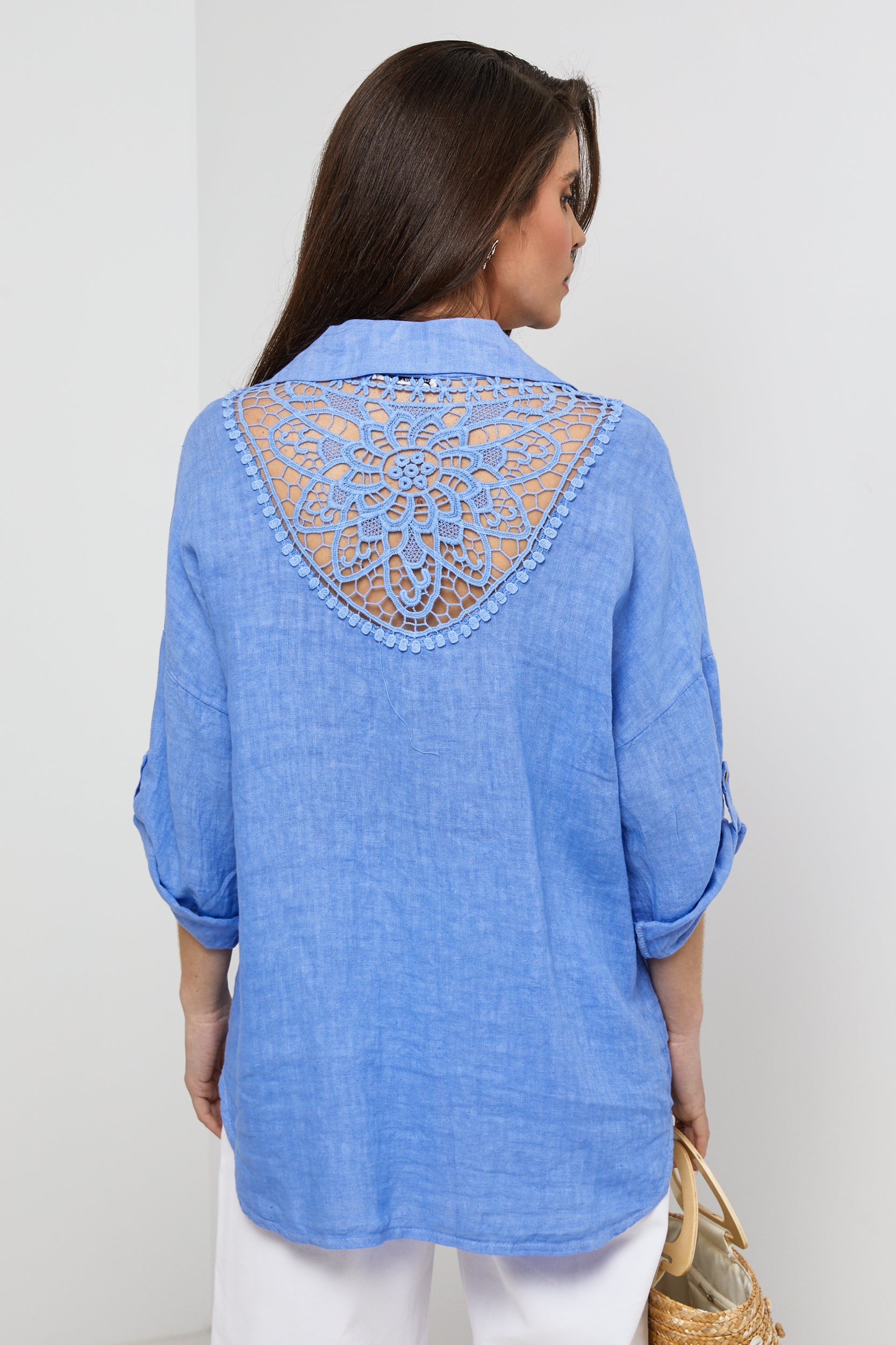 Chemise - Azur - Femme