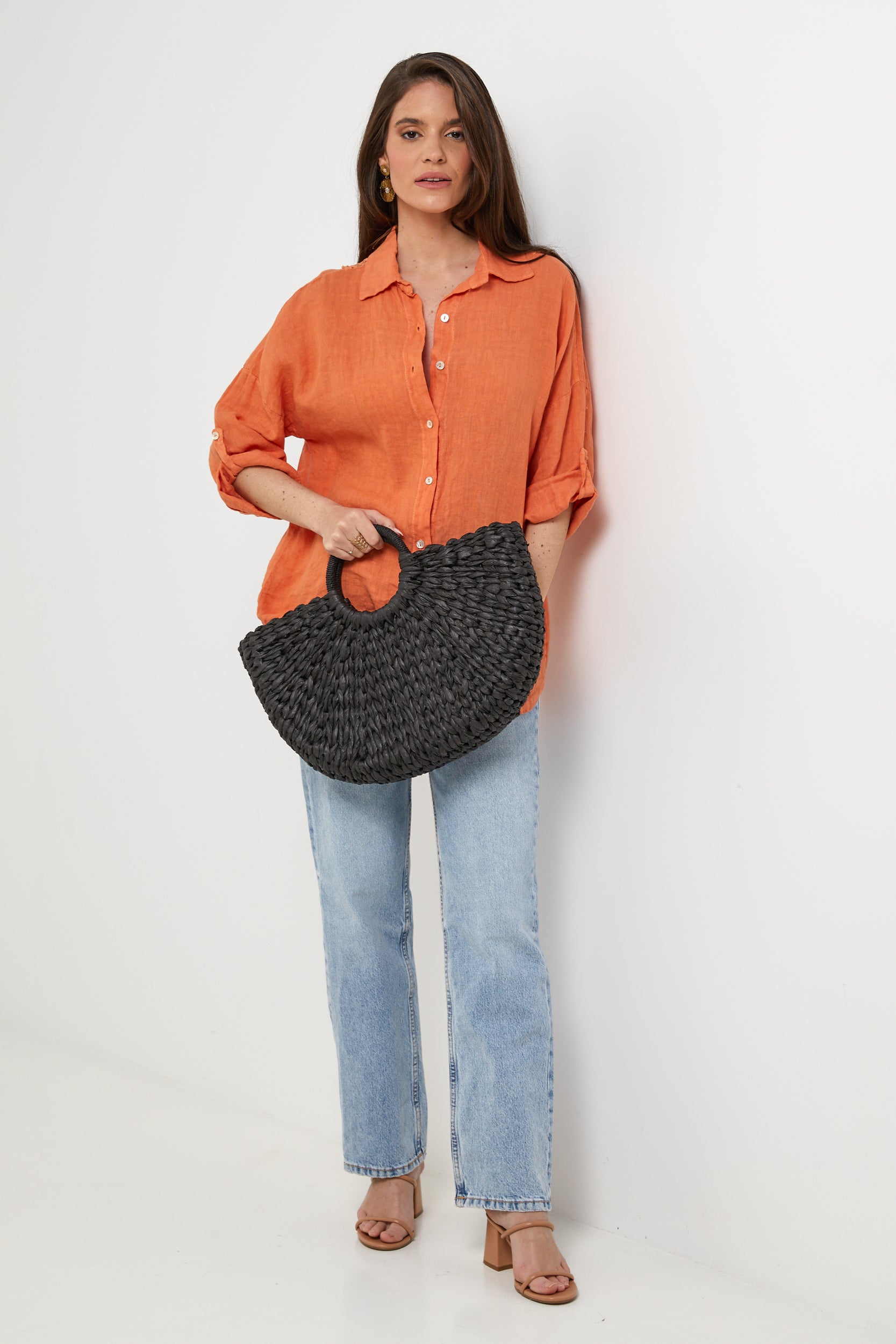Chemise - Orange - Femme