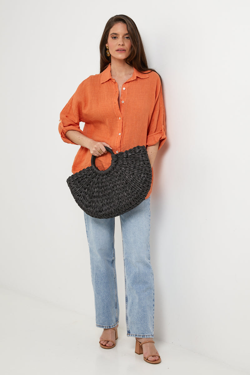 Camisa - Naranja - Mujer