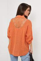 Chemise - Orange - Femme