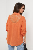 Camisa - Naranja - Mujer