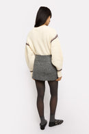 NIGHT LONDON MINI SKIRT Gray