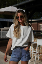 T-Shirt Brodé Lika - Blanc
