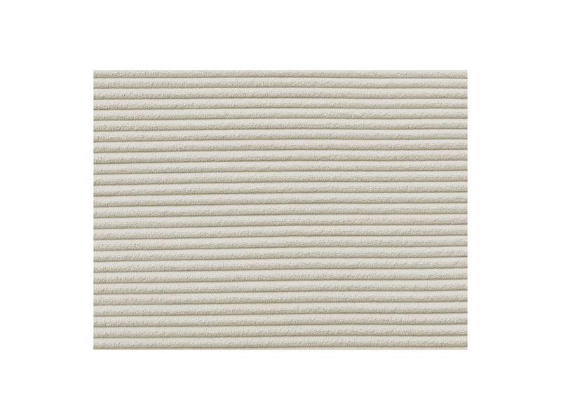 Canapé Droit Fixe 3 Places - Leopold - Velours Côtelé - Angle Gauche